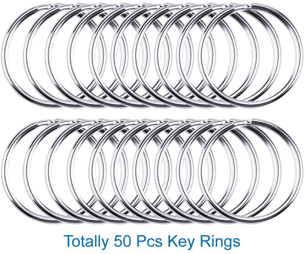 Selizo 150Pcs Swivel Hooks with Key Rings and Tassels Bulk for Keychain Crafts, Multicolor,Silver, keychain hooks, rings and tassels - Image 3