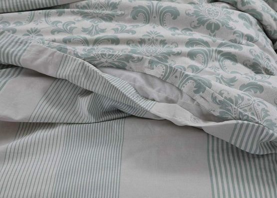 Indus Textiles 100% Pure Cotton Reversible Patterned Duvet Cover Sets Istanbul, Double - Image 4