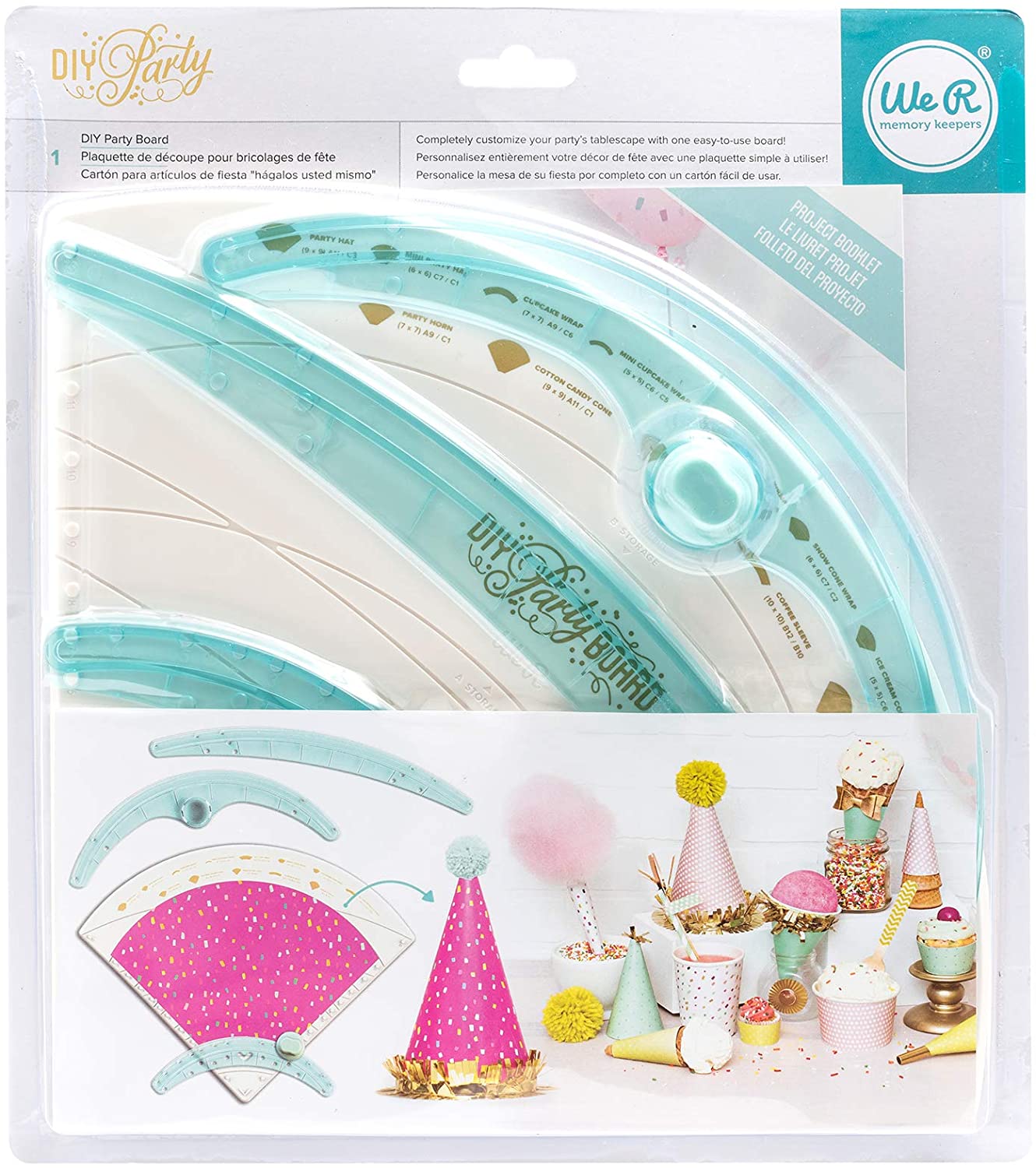 American Crafts We R Memory Keepers DIY Party Tools - Punch Board, Multi-colour, 36 x 5.1 x 29 cm