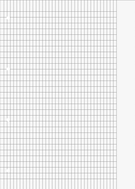 Brunnen 1052608 School Pad/Notepad A4 50 Sheets 5 x 7 mm Top-Glued Punched Graph Paper with Margin Line Style 8F 90 g/m² - Image 3