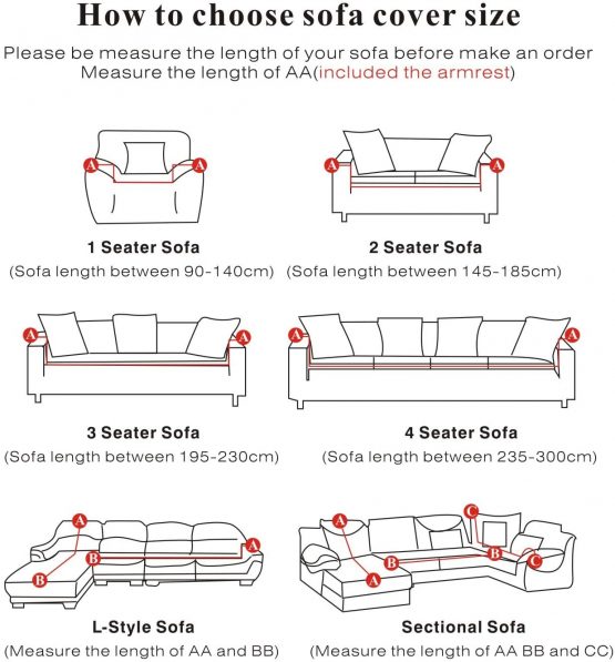 PETCUTE Elastic armchair covers thick couch cover sofa slipcovers velvet strethcy armchair cover Beige - Image 4