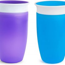 Munchkin Miracle 360 Sippy Cup, Purple/Blue, 10 oz/296 ml, Pack of 2