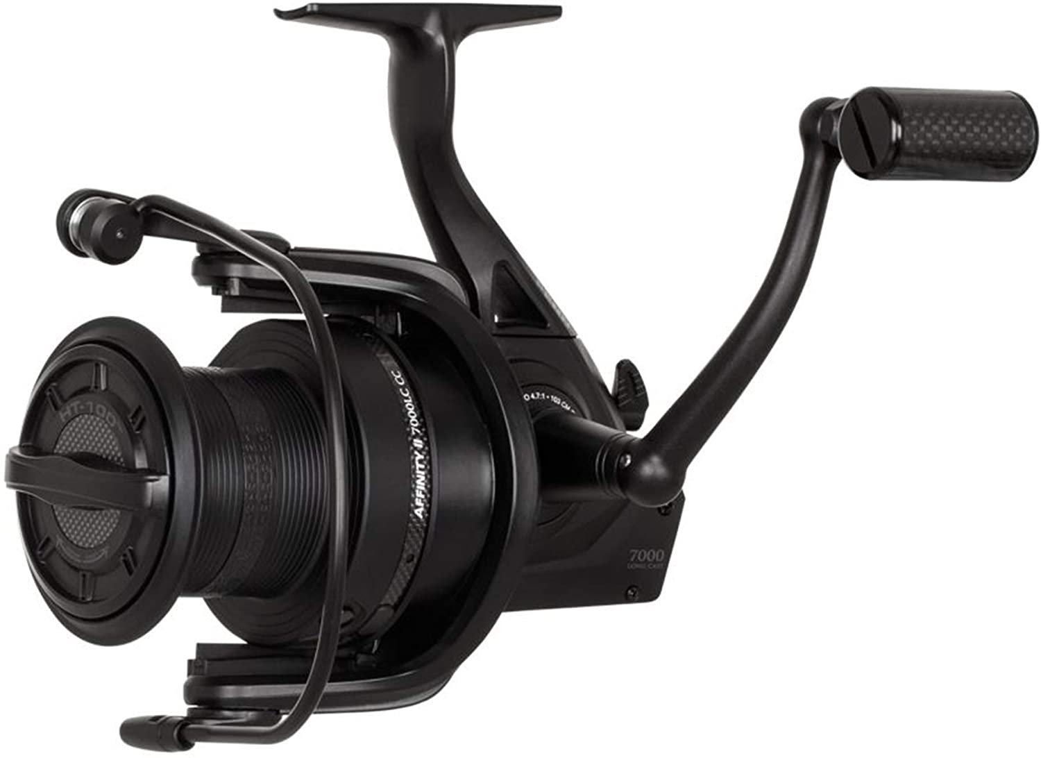 PENN Affinity II Longcast Custom Carbon, Fishing Reel, Spinning Reels, Sea Fishing, Carp, Unisex, Black, 7000 - Image 3