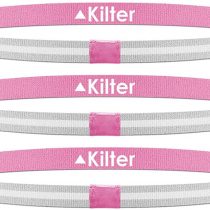 Kilter Women's Slim Elastic Sport Nonslip Headbands - 3 Pack