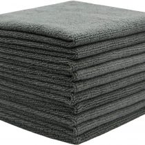 FYIEN Microfiber Dish Cloths Super Absorbent Kitchen Wash Cloth Dish Rags for Washing Dishes Fast Drying Cleaning Cloths 30cm x 30cm 10Pack Grey