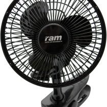 Ram 08-355-273 150mm 6-inch 15w Clip-on Fan Black