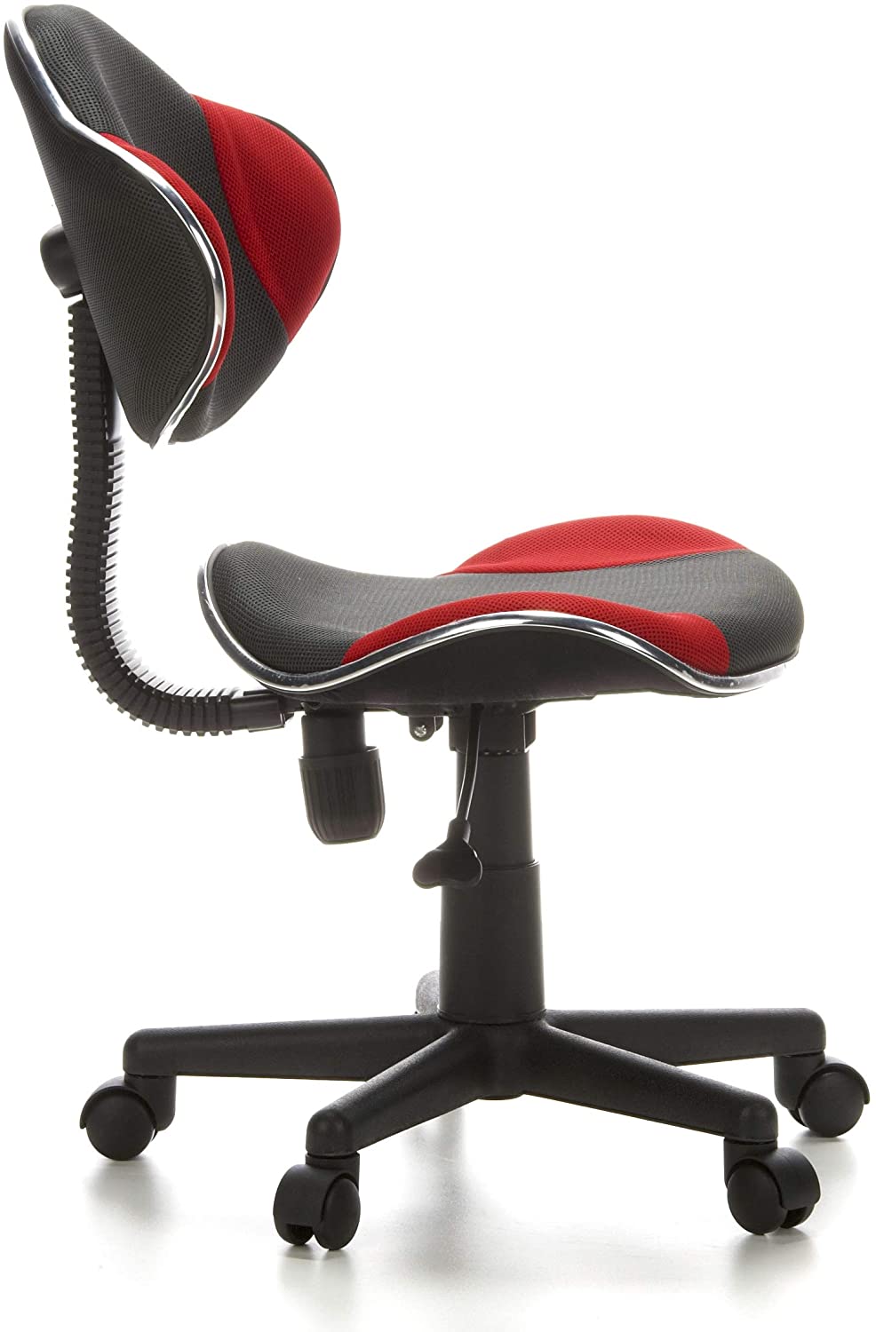 hjh OFFICE 633002 KIDDY GTI-2 swivel chair for children gray/red ergonomic - Image 3