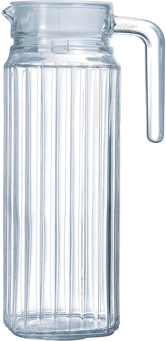 Arc International Luminarc Quadro Fridge Jug with Lid 110cl, 1 Jar