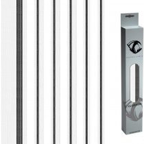 Reaper Cable Sleeved PSU Extension Set - Power Supply Extensions - 1x 24 Pin/ 2x 8 Pin/ 2x 6 Pin/ 1x 4+4 Pin - With Combs - 30cm (White & Carbon)