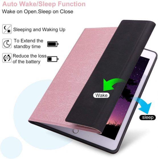 DINGRICH iPad 8th Generation Keyboard Case, 10.2 inch Detachable Bluetooth 7 Colors Backlit keyboard, Fit with iPad 9th/8th/7th Generation/iPad Air 3/iPad Pro 10.5 inch, Rose Gold - Image 3