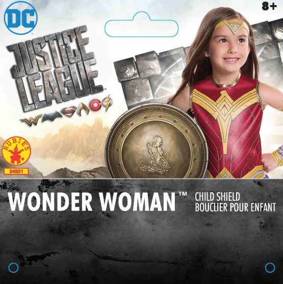 Rubie's Official DC Justice League Wonder Woman Child's Shield 12-inch, Child's Costume Accessory, Brown - Image 2