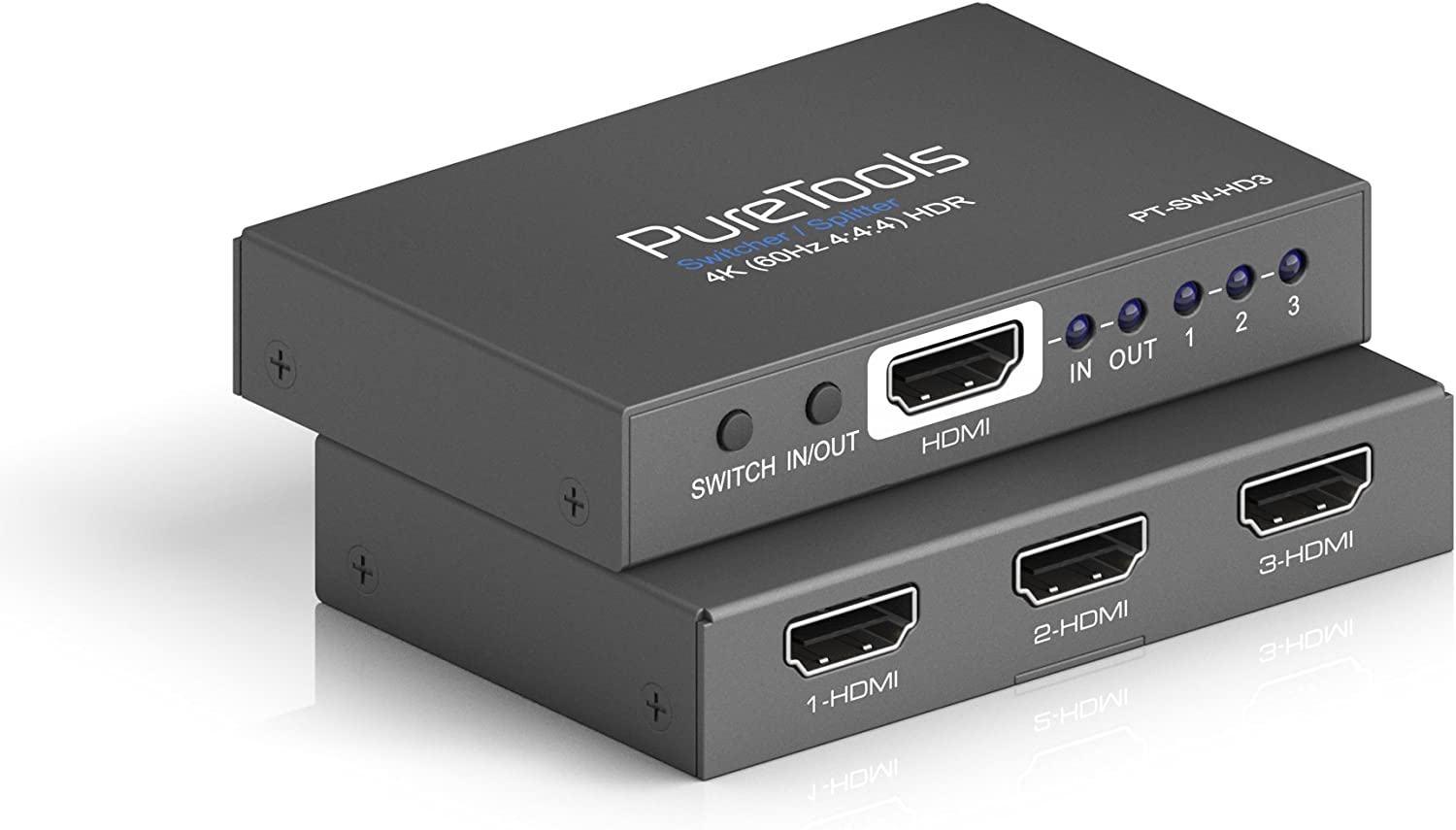 PureLink Pure Tools Dual Directions - HDMI Splitter for TV Monitor Splitter - (NW-HD3 O (Pt, HDR - Image 3
