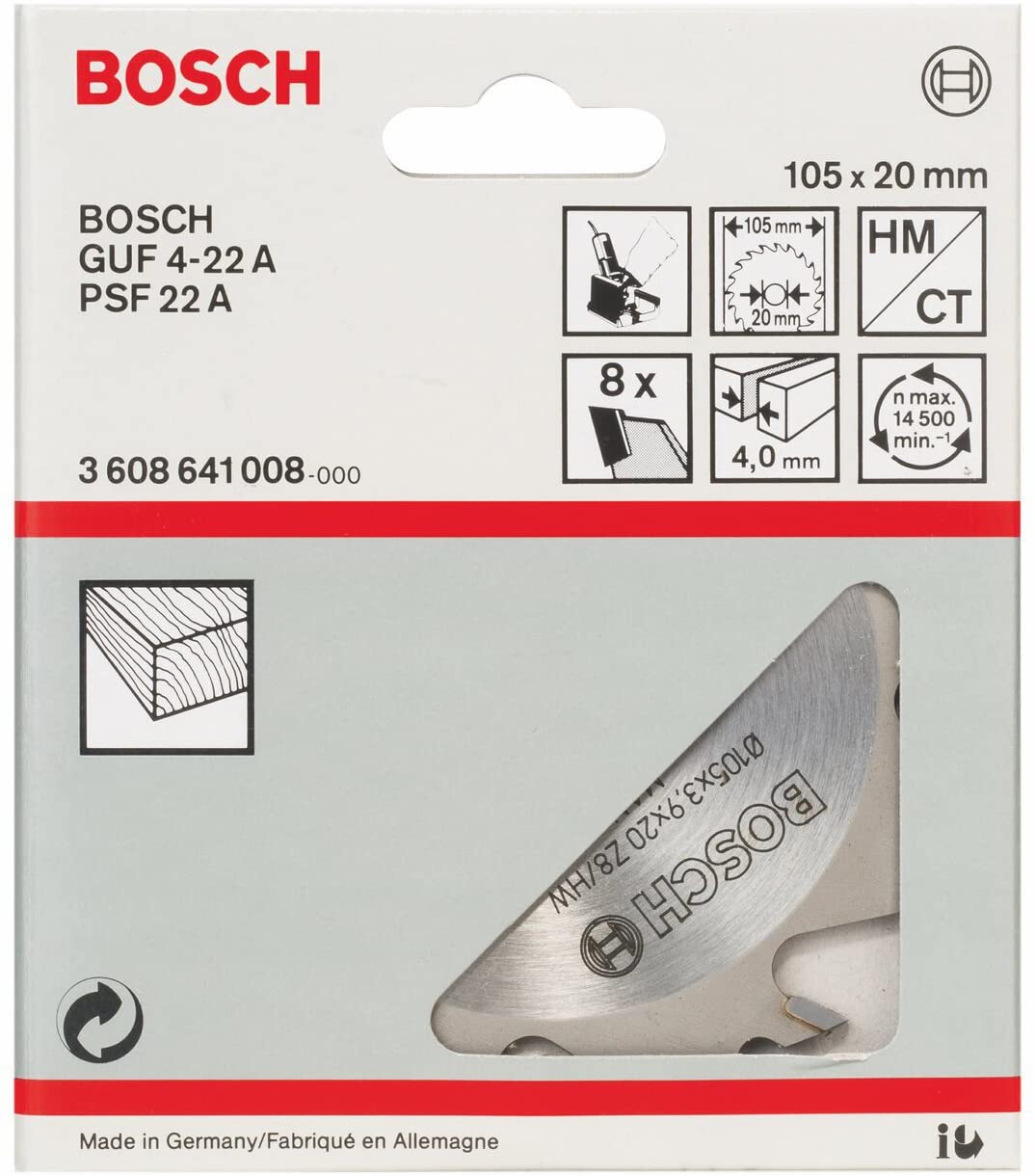 Bosch 3608641008 105Mm Blade Cutter Guf4-22, Silver - Image 2