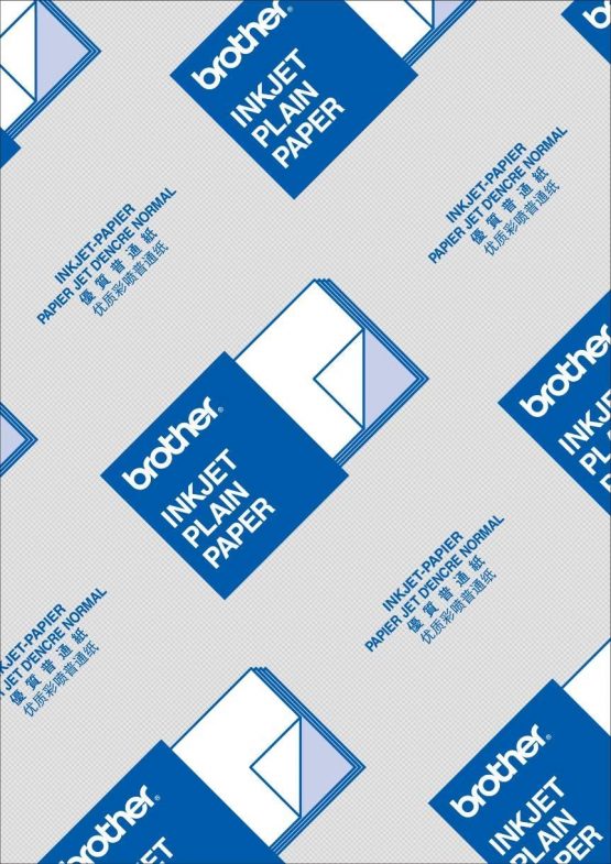 Brother BP60PA3 Inkjet Paper, A3, Plain, 297mm (W) x 420 mm (L), 250 Sheets, Brother Genuine Supplies