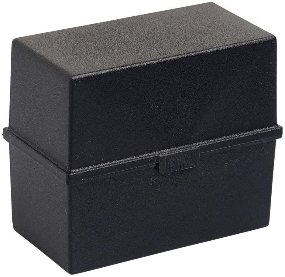 Exacompta, Ref 51814D, Office Card Index Box, 100 x 228 x 170mm in Size, Suitable for Storing A5 Index Cards