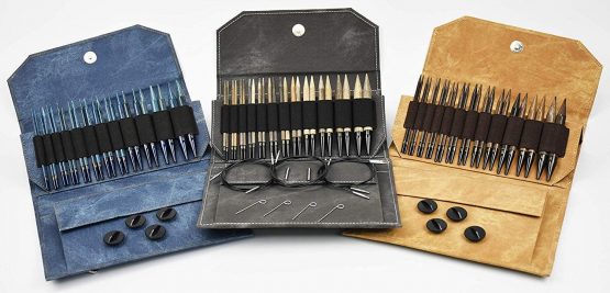 5" Driftwood Interchangeable Knitting Needle Pin Gift Set Umber - Image 3