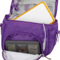 2dsxl XL, DS Lite DSI XL 2ds 3ds 3ds XL Orzly Carry Case with additional pockets for DS Mains charger. Designed to fit all handhelds from Nintendo to offer protection and style - Purple