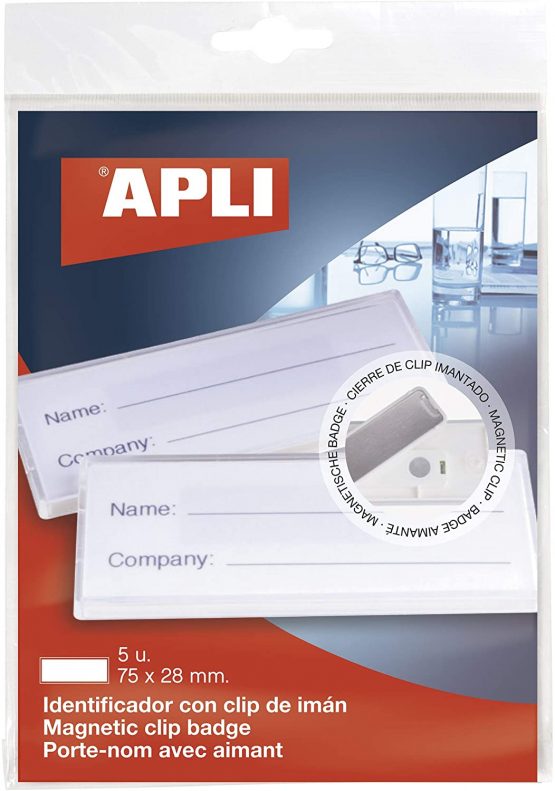 APLI 17774 – Identifier with Magnet Clip 5 Units