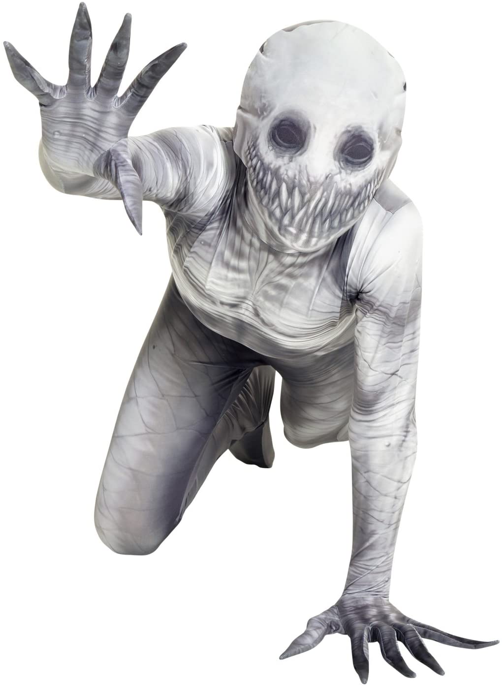 Morphsuits The Rake Kids Halloween Costume, Scary Boys, Fun Dress-Up Outfit for Halloween Parties Medium, Black/Grey - Image 3