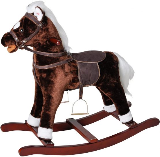 Knorrtoys 40500 knoortoys Rocking Horse Brauny, Multi Color