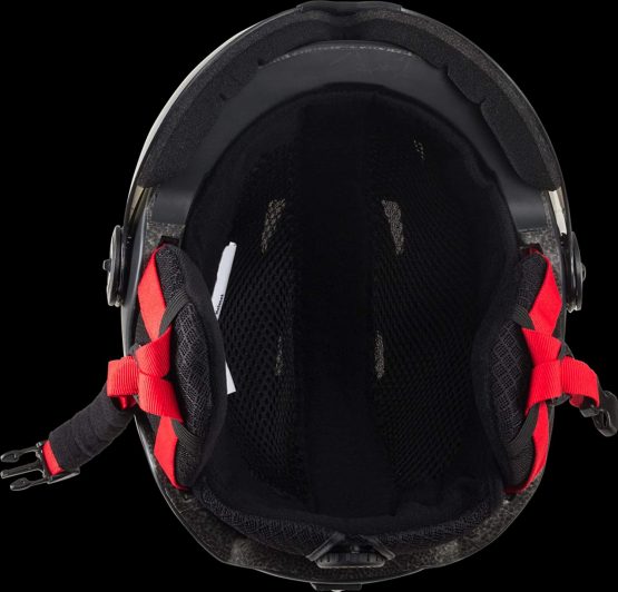 TECNOPRO Kids' Pulse S2 Visor HS-016 Ski Helmet, Black/Red, X-Small - Image 3