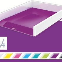 Leitz WOW Letter Tray Dual Colour, Purple