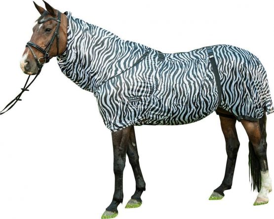 HKM 7238 Eczema Blanket Zebra Insect Blanket Fly Blanket 75-165 - Image 2