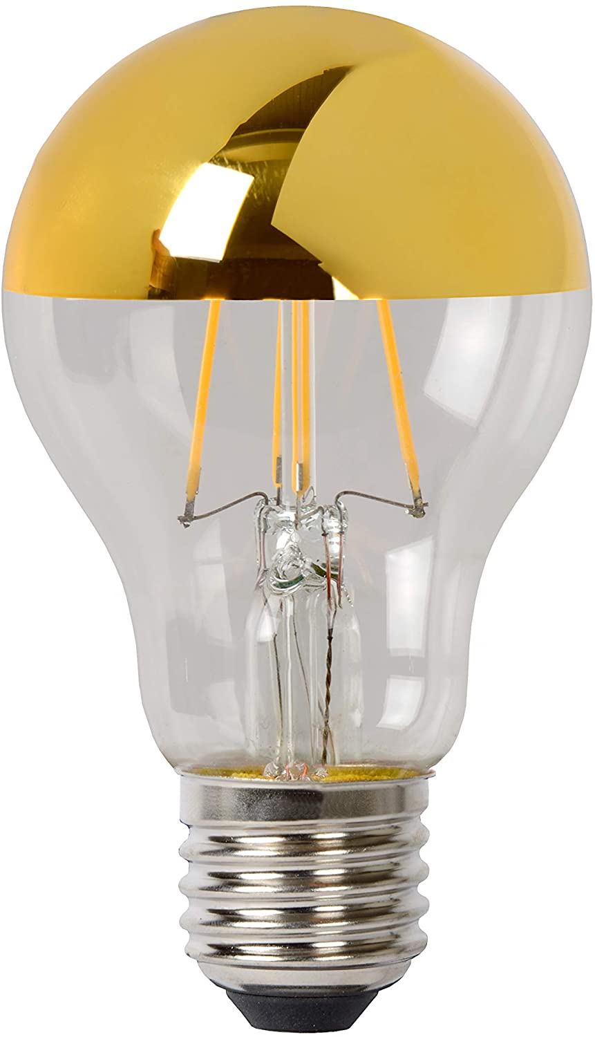 Lucide LED Bulb - Filament Bulb - diameter 6 cm - LED Dim. - E27-1x5W 2700K - Gold - Image 2