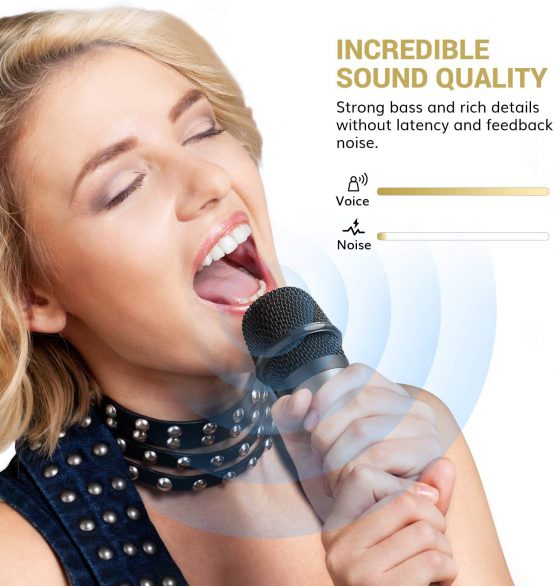 Wireless Microphone, TONOR UHF Dual Cordless Metal Dynamic Mic System with Rechargeable Receiver, for Karaoke Singing, Wedding, DJ, Party, Speech, Church, Class Use, 200ft (TW-630) - Image 2