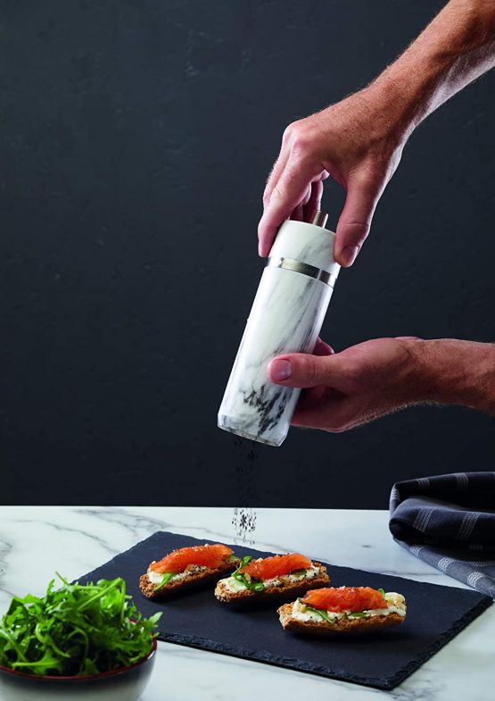 MasterClass MCSNPMARBLE17 Salt or Pepper Grinder, Plastic, Marble Effect, 17 cm - Image 3