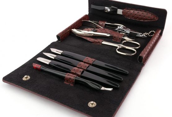 3 Swords Germany manicure pedicure kit with 6 tools Made in Solingen Germany 417 - Image 3