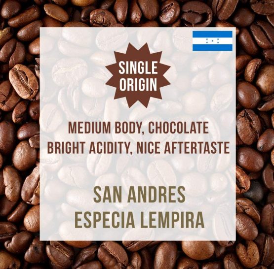 Coffee World | Honduras Single Origin Arabica UK Roasted Whole Coffee Beans - Perfect Brewing for Cafés, Businesses, Shops & Home Users (Coffee Beans 1KG)