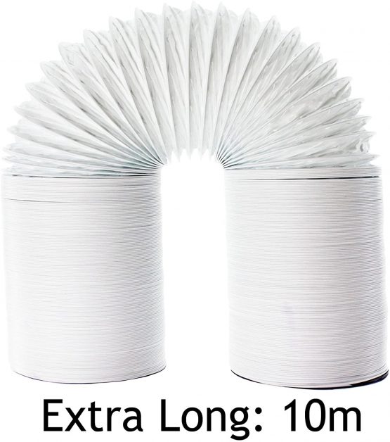 Spares2go Universal Tumble Dryer Extra Long 10m Vent Hose Pipe (4" / 100mm)