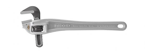 RIDGID 31120 Model 14 Aluminium Offset Pipe Wrench, 14-inch Plumbing Wrench - Image 3