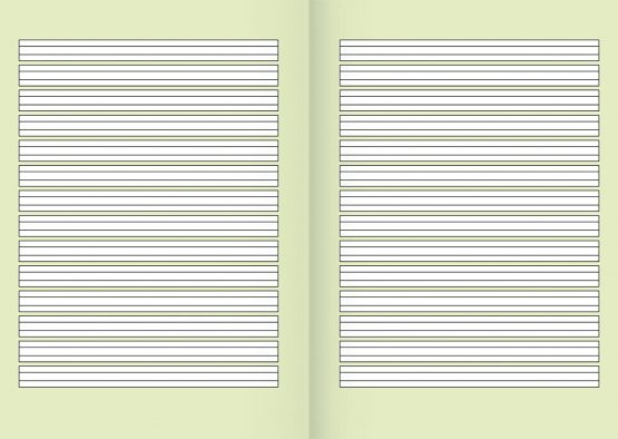 Brunnen 104598202 A5 Exercise Book 16 Sheets, Line Style 2, for 2nd School Year - Image 4