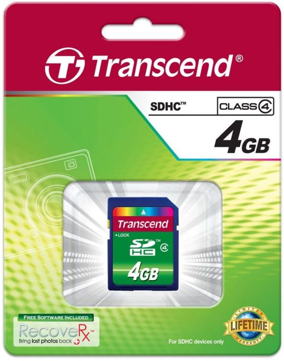 Transcend 4GB SDHC Class 4 (Standard) Memory Card - Image 2