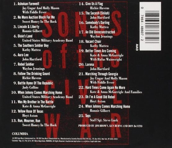 Songs of the Civil War / Soundtrack - Image 2