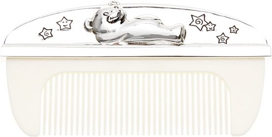 Widdop & Bingham - CG309 C - Birth/Christening Gift Set Brush & Comb Silver Plated - 16.2 x 8.2 x 5.6 cm - Image 4