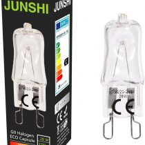 JUNSHI 10 x G9 ECO 28W=40W 240V Dimmable 370 Lumens Safety Fused Halogen Clear Bulbs Lamps Capsules