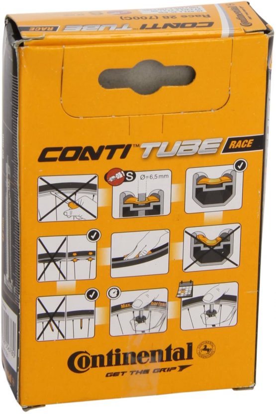 Continental Unisex's Race Tubes Bike Parts, Other, [25-622->32-630] - Image 2