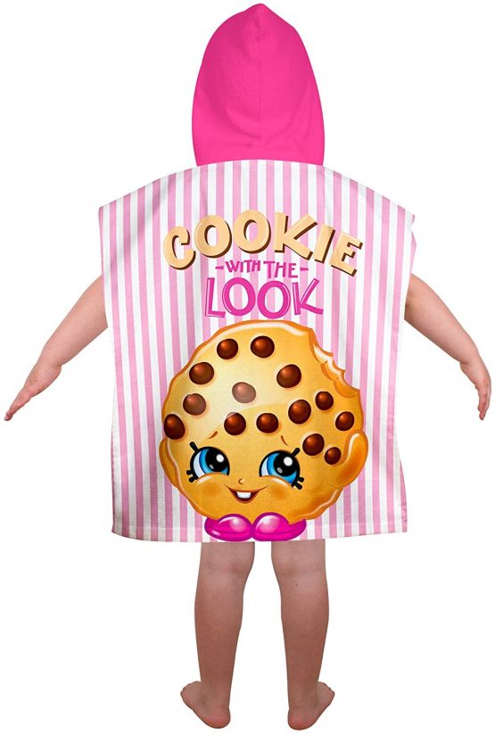 Shopkins Shopaholic' Kids Poncho, Cotton, Multi-Colour, Single - Image 2