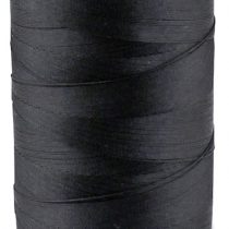 Aussel Black Bonded Nylon Sewing Thread 1500 Yard Size T70#69 for The Upholstery, Outdoor Market, Drapery, Beading, Luggage, Purses (Black)