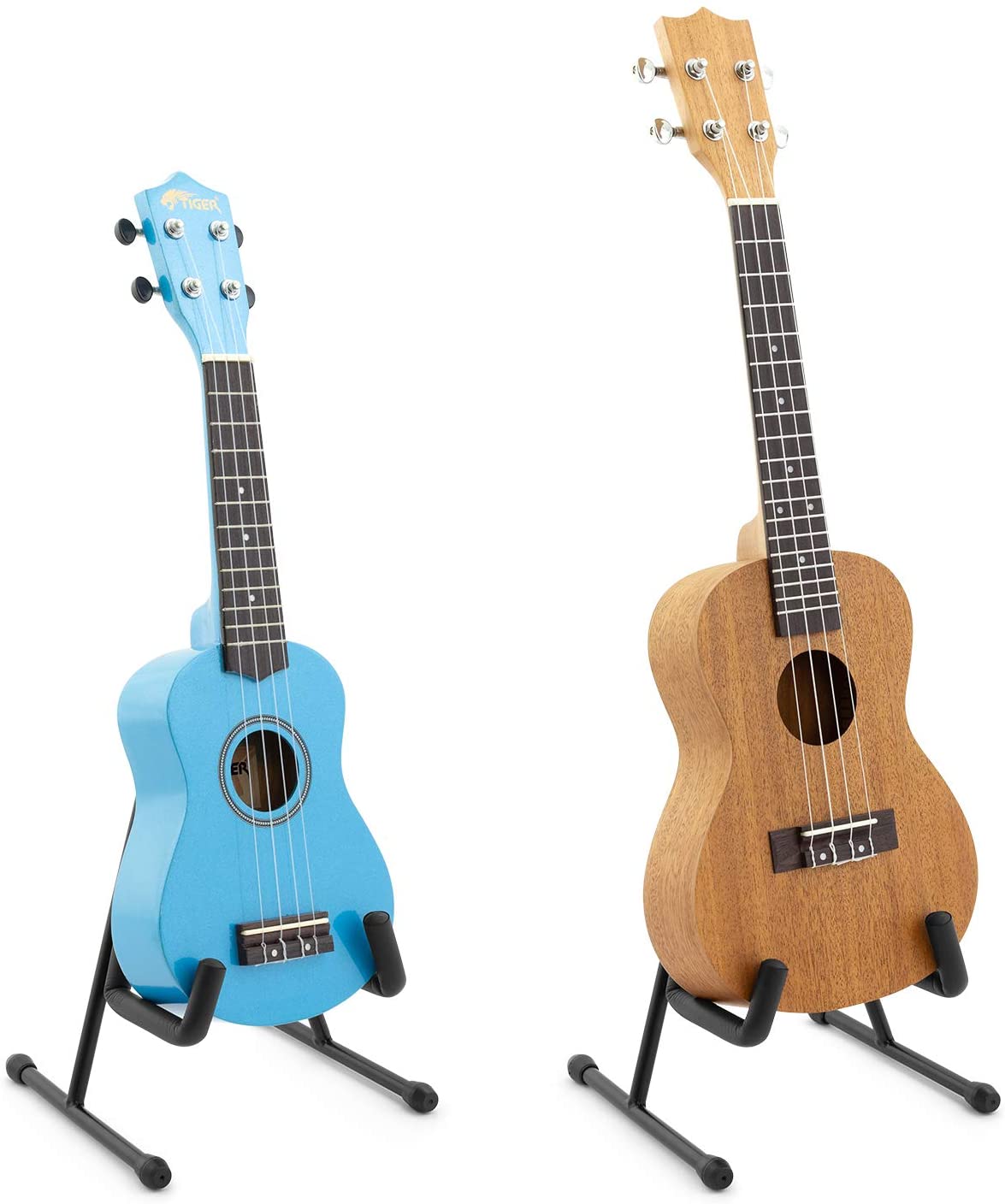 Tiger UAC19-BK Foldable A Frame Stand for Ukulele Mandolin and Violin - Black, small - Image 3