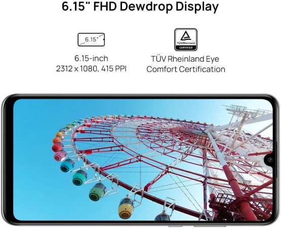 Huawei P30 Lite 128 GB 6.15 Inch FHD+ Dewdrop Display Smartphone with MP AI Ultra-wide Triple Camera, 4 GB RAM, Android 9.0 Sim-Free Mobile Phone, Single SIM, UK Version, White - Image 4