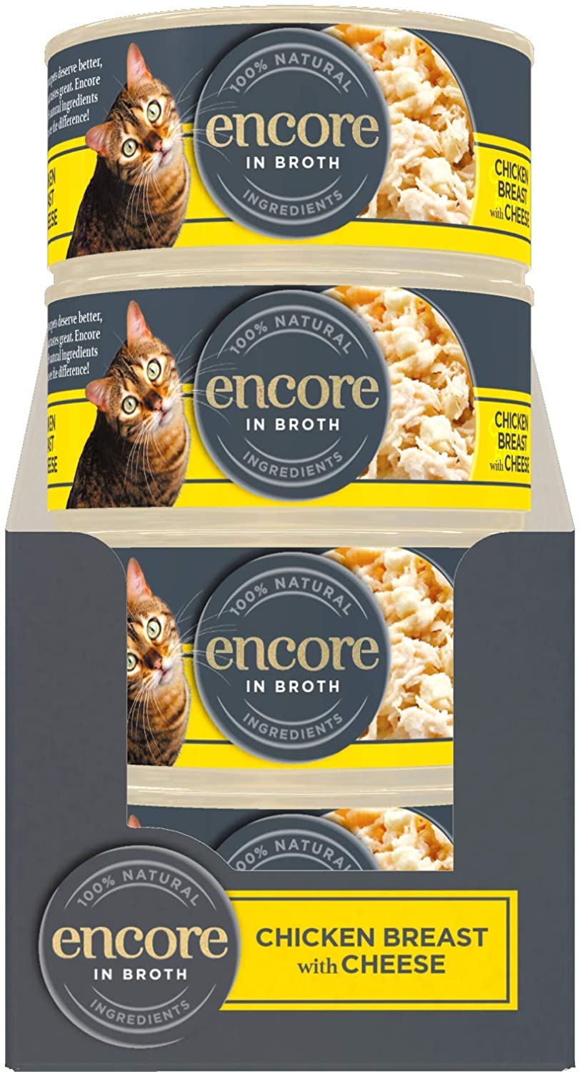 Encore 100% Natural Wet Cat Food, Chicken Breast with Cheese in 70 g Tins (Pack of 16), 70 g (Pack of 16) - Image 4