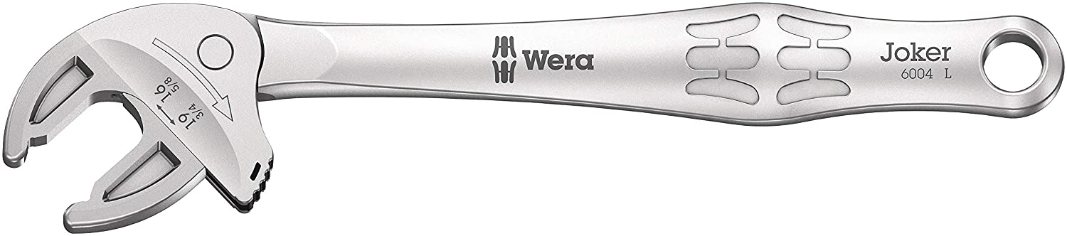 Wera '05020101001 6004 Joker L Self-Setting Spanner, 16-19 (5/8"-3/4"), Factory