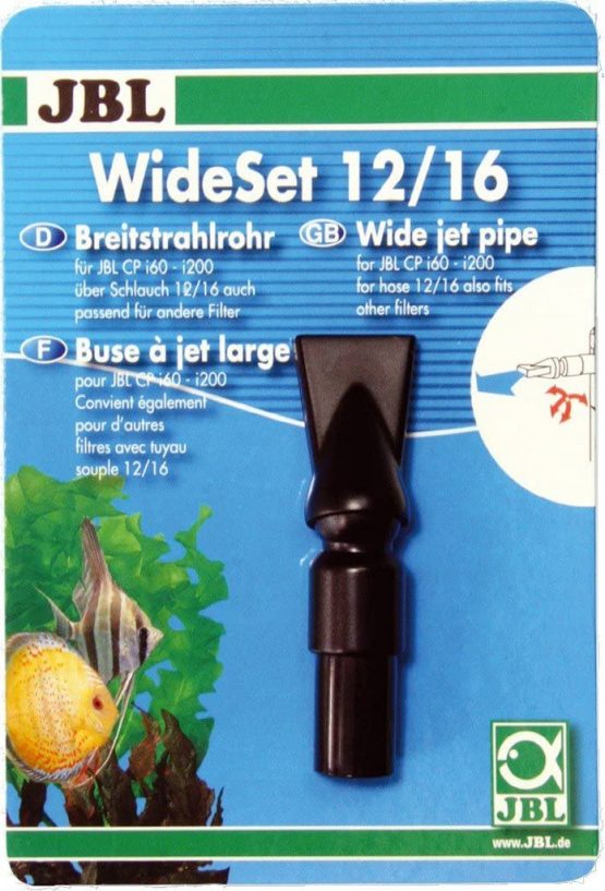 JBL WideSet 12/16, Water outlet set with wide jet pipe for internal aquarium filters