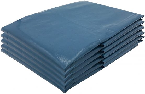 VARIOSAN Bin Liners 11664, 240 L, Extra Strong, Pack of 5, 90 µ, Type 100, Blue