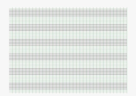 Brunnen 1046836 Music Sheet Notepad (A5, 8 Sheets Landscape Format, with Guide Lines) - Image 2