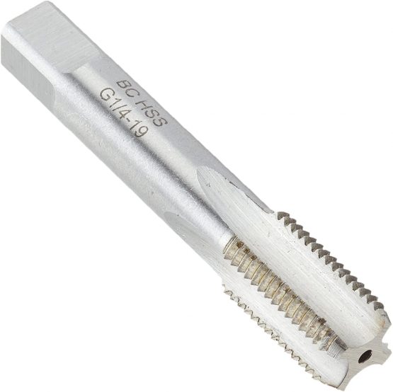 Bohrcraft 41320300014 Boc/41320300014 Cutting Machine Tap DIN 5157 HSS-G, Type C, Whitworth Pipe Threads 1/4 x 19 Unibox 1 V – Pack of 1